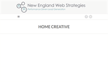 Tablet Screenshot of newenglandwebstrategies.com